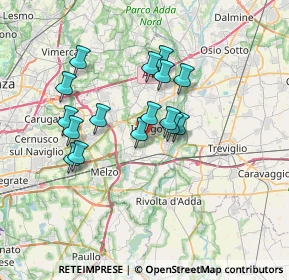 Mappa Cascina Pirogalla, 20065 Inzago MI, Italia (5.85438)