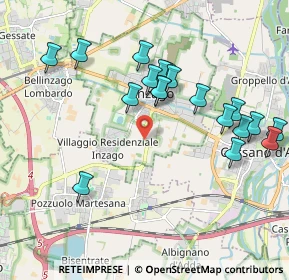 Mappa Cascina Pirogalla, 20065 Inzago MI, Italia (2.126)