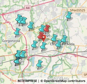 Mappa Cascina Pirogalla, 20065 Inzago MI, Italia (4.0045)