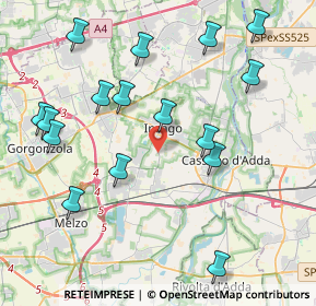 Mappa Cascina Pirogalla, 20065 Inzago MI, Italia (4.55063)