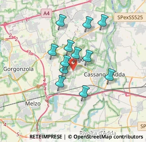 Mappa Cascina Pirogalla, 20065 Inzago MI, Italia (2.74417)