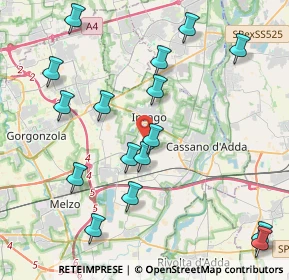 Mappa Cascina Pirogalla, 20065 Inzago MI, Italia (4.645)