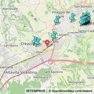 Mappa Via degli Ontani, 36100 Vicenza VI, Italia (3.31947)