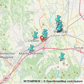 Mappa Via degli Ontani, 36100 Vicenza VI, Italia (3.27636)