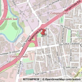Mappa Via Carlo Goldoni, 18, 20093 Cologno Monzese, Milano (Lombardia)