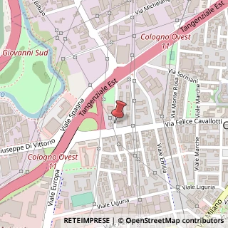Mappa Via Goldoni, 11, 20093 Cologno Monzese, Milano (Lombardia)