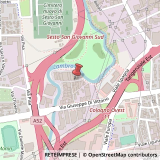 Mappa Via G. di Vittorio, 307/15, 2099 Sesto San Giovanni, Milano (Lombardia)