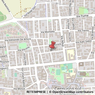 Mappa Via Giacomo Leopardi, 20063 Cernusco sul Naviglio MI, Italia, 20063 Cernusco sul Naviglio, Milano (Lombardia)