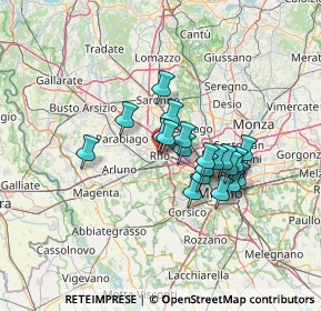 Mappa Via Giacomo Matteotti, 20017 Rho MI, Italia (9.9305)