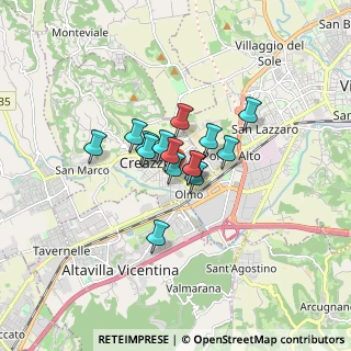Mappa Via Giuseppe Verdi, 36051 Creazzo VI, Italia (0.958)