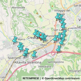 Mappa Via Giuseppe Verdi, 36051 Creazzo VI, Italia (1.978)