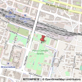 Mappa Via la malfa ugo 4, 25124 Brescia, Brescia (Lombardia)