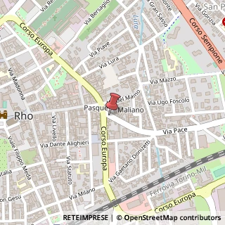 Mappa Via Guglielmo Marconi,  5, 20017 Rho, Milano (Lombardia)