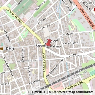 Mappa Via Guglielmo Marconi, 4, 20017 Rho, Milano (Lombardia)