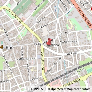 Mappa Via Guglielmo Marconi, 9, 20017 Rho, Milano (Lombardia)
