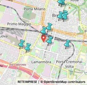 Mappa Via Privata de Vitalis, 25100 Brescia BS, Italia (1.01909)