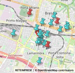 Mappa Via Privata de Vitalis, 25100 Brescia BS, Italia (0.8045)