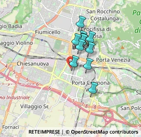 Mappa Via Privata de Vitalis, 25100 Brescia BS, Italia (1.20636)