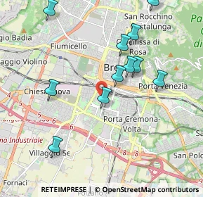 Mappa Via Privata de Vitalis, 25100 Brescia BS, Italia (2.01727)