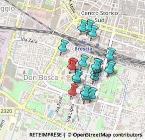 Mappa Via Privata de Vitalis, 25100 Brescia BS, Italia (0.3525)