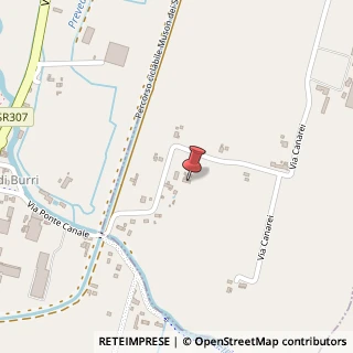 Mappa Via Canarei, 14, 35010 Borgoricco, Padova (Veneto)
