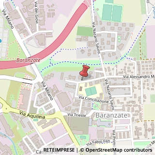 Mappa Via Don Guanella, 18, 20021 Baranzate MI, Italia, 20021 Baranzate, Milano (Lombardia)
