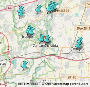 Mappa Via Ugo Foscolo, 20062 Cassano d'Adda MI, Italia (4.24278)