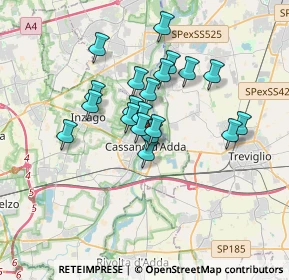 Mappa Via Ugo Foscolo, 20062 Cassano d'Adda MI, Italia (2.7065)