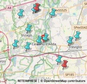 Mappa Via Wolfango Amedeo Mozart, 20062 Cassano d'Adda MI, Italia (4.385)