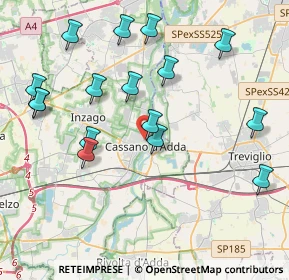 Mappa Via Ugo Foscolo, 20062 Cassano d'Adda MI, Italia (4.37063)