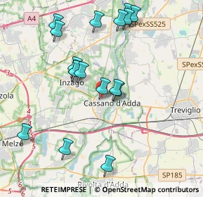 Mappa Via General Carlo Alberto Dalla Chiesa, 20062 Cassano d'Adda MI, Italia (4.08294)