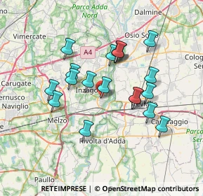 Mappa Via General Carlo Alberto Dalla Chiesa, 20062 Cassano d'Adda MI, Italia (6.27053)