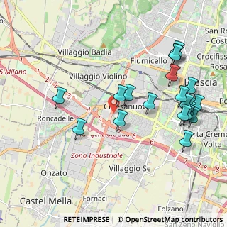 Mappa Via Gino Spondi, 25125 Brescia BS, Italia (2.253)
