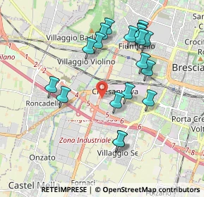 Mappa Via Gino Spondi, 25125 Brescia BS, Italia (1.90632)