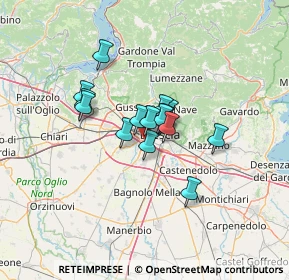 Mappa Via Gino Spondi, 25125 Brescia BS, Italia (8.37533)