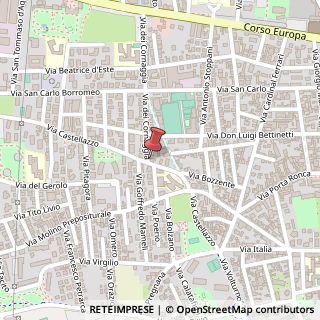 Mappa Via Cornaggia, 2, 20017 Rho, Milano (Lombardia)