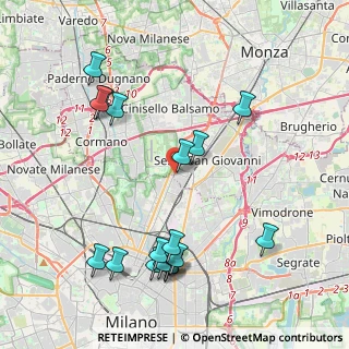 Mappa Centro commerciale Sarca a, 20099 Sesto San Giovanni MI, Italia (4.63889)