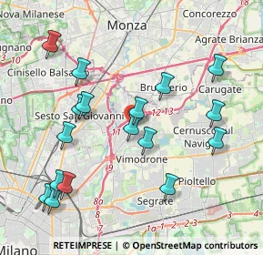 Mappa Via Indipendenza, 20093 Cologno Monzese MI, Italia (4.26412)