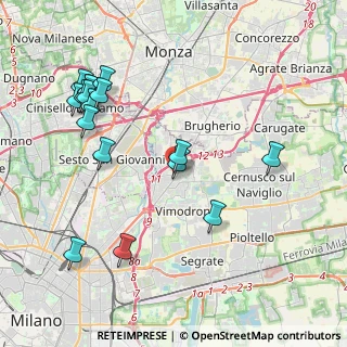 Mappa Via Indipendenza, 20093 Cologno Monzese MI, Italia (4.58471)