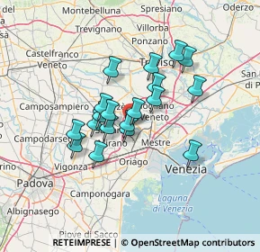 Mappa Via Cà Bembo, 30030 Martellago VE, Italia (10.23842)