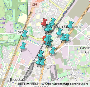 Mappa Via Renzo del Riccio, 20099 Sesto San Giovanni MI, Italia (0.642)