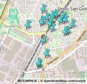 Mappa Via Renzo del Riccio, 20099 Sesto San Giovanni MI, Italia (0.469)