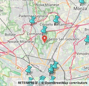 Mappa Via Adda, 20091 Bresso MI, Italia (6.58313)