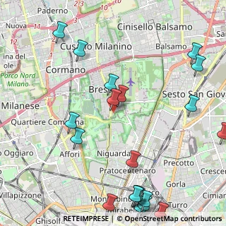 Mappa Via Adda, 20091 Bresso MI, Italia (2.9315)