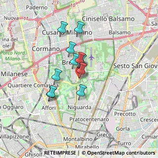 Mappa Via Don Carlo Gnocchi, 20091 Bresso MI, Italia (1.31545)