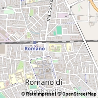 지도 Romano di Lombardia