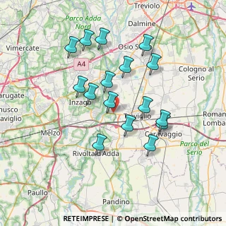 Mappa Via Enrico Fermi, 24045 Fara Gera d'Adda BG, Italia (6.68688)