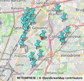 Mappa Via Gaetano Lovati, 20099 Sesto San Giovanni MI, Italia (1.989)