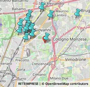 Mappa Via Gaetano Lovati, 20099 Sesto San Giovanni MI, Italia (1.96882)