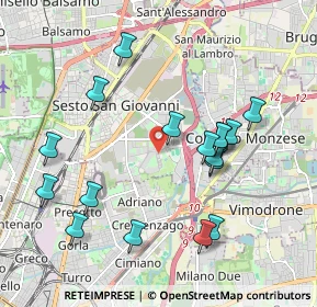 Mappa Via Gaetano Lovati, 20099 Sesto San Giovanni MI, Italia (2.01588)